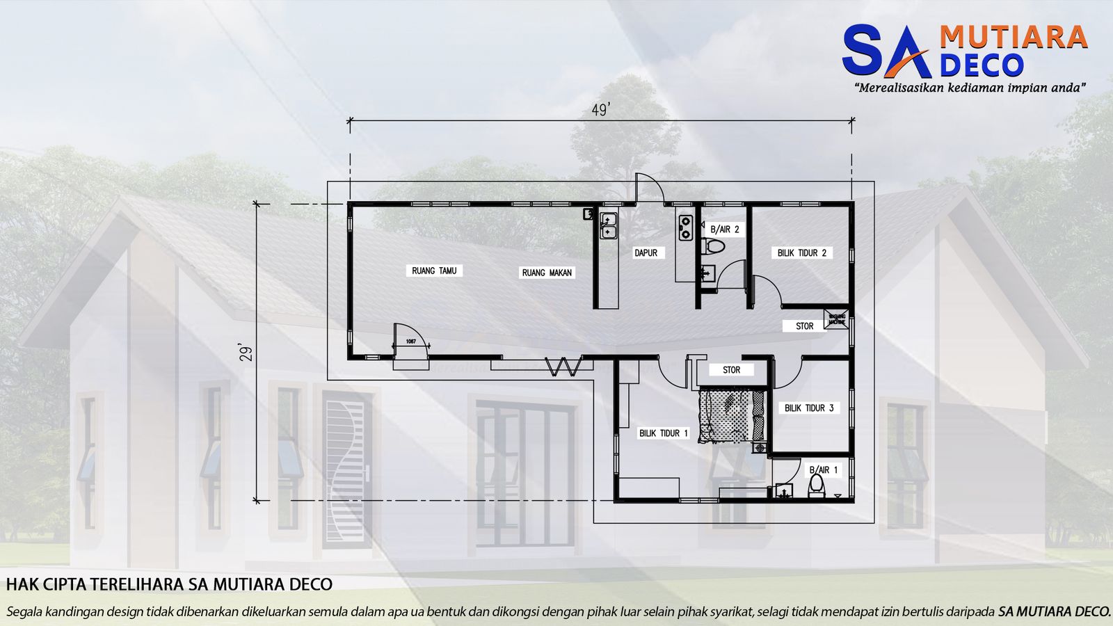 Mutiara Embun 1050 - Floor Plan